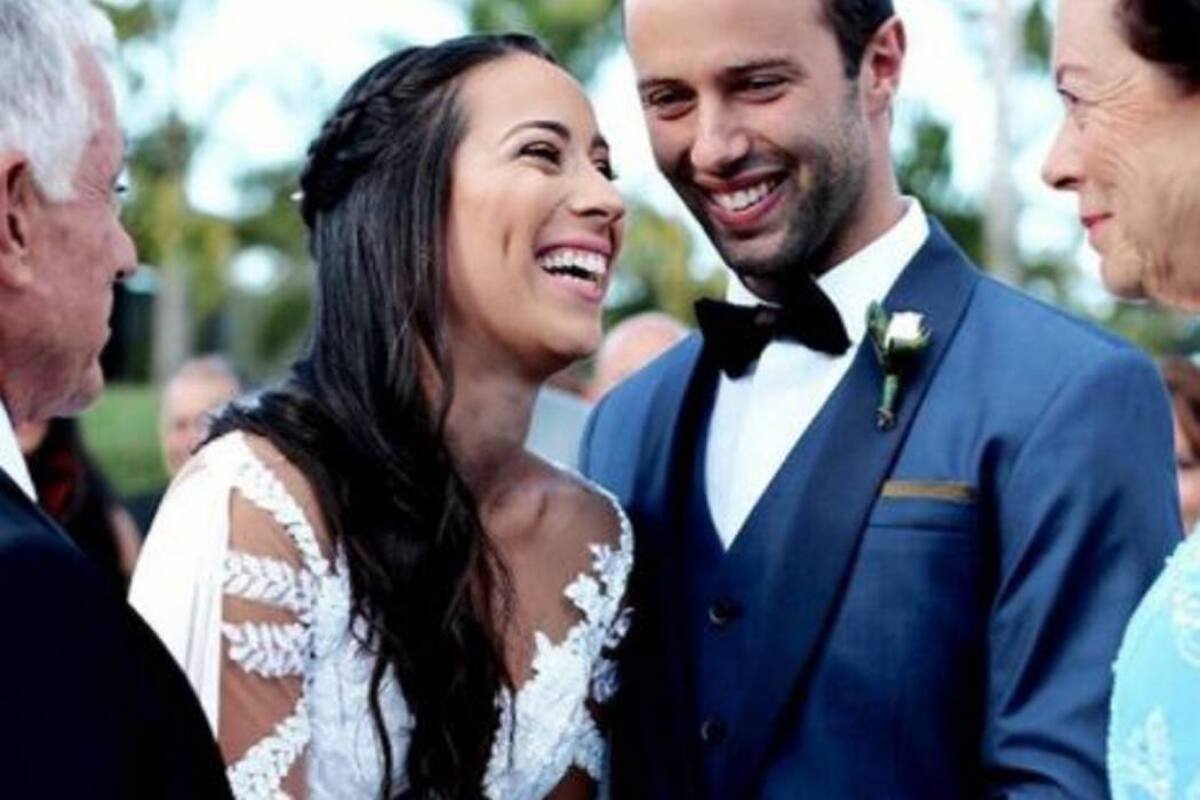 La boda fue este sábado en Medellín (Foto: Tomada de Instagram Mariana Pajón/VANGUARDIA LIBERAL)