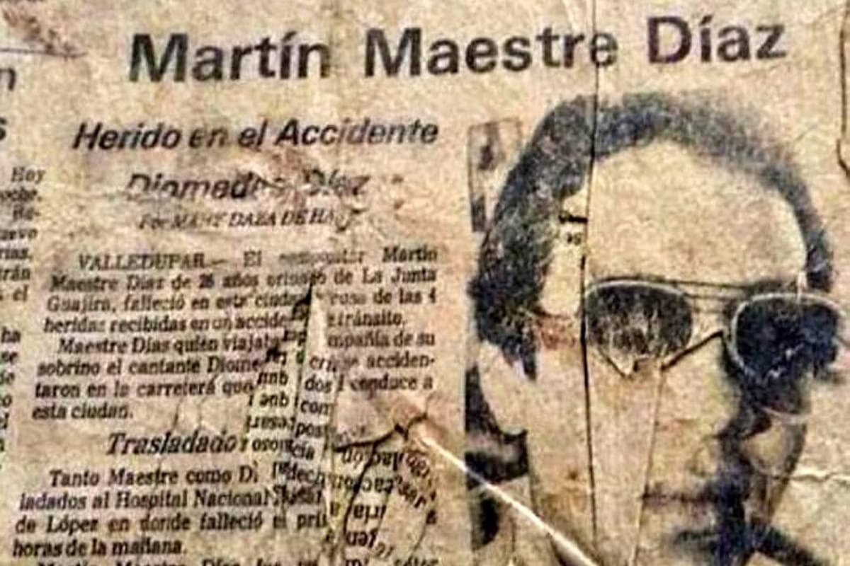 Así fue la muerte de Martín Maestre, tío de Diomedes Díaz (Foto: @MARTINELIASDIAZ INSTAGRAM)
