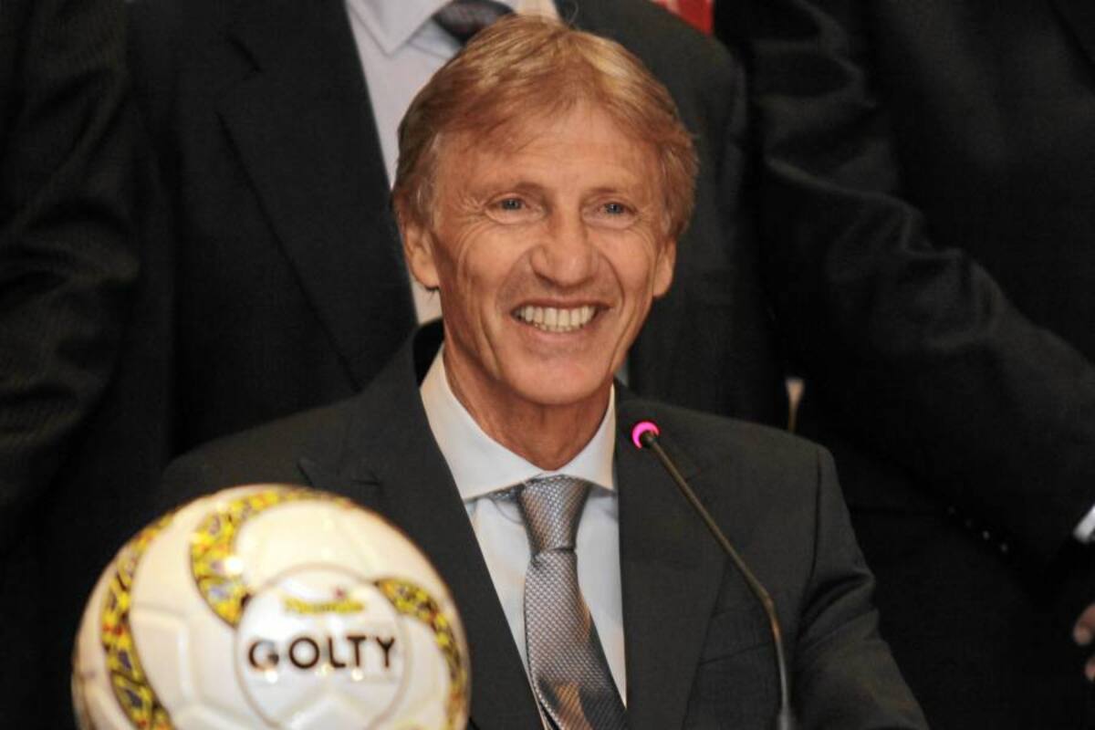 Vea la presentación oficial de Pékerman como técnico de la selección (Foto: Colprensa/VANGUARDIA LIBERAL)