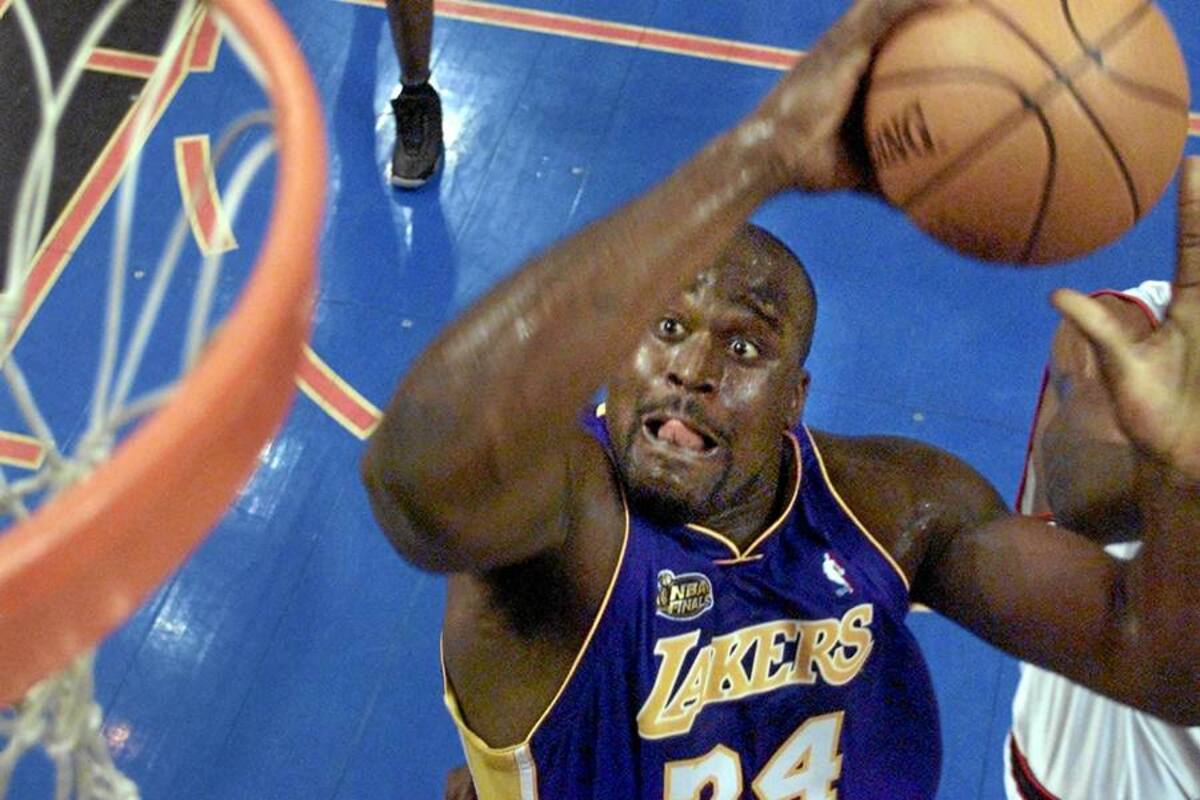 Los Lakers retirarán en abril el número 34 de Shaquille O'Neal (Foto: Archivo/ VANGUARDIA LIBERAL)