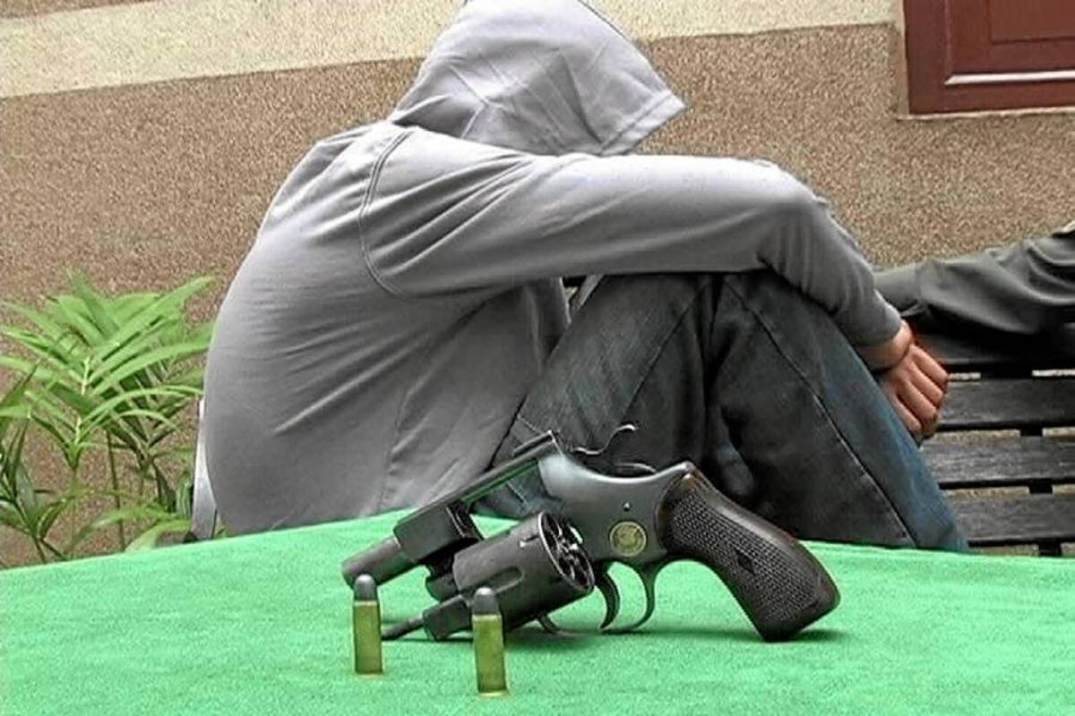 Detenido adolescente que portaba un arma de fuego (Foto: Suministrada/VANGUARDIA LIBERAL)