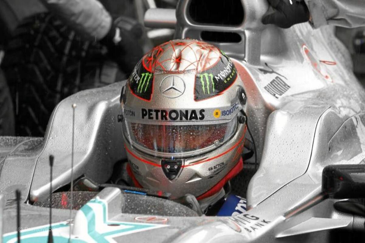Schumacher llevará un mensaje en su casco para sus fans en su despedida de la F1 (Foto: Tomado de Internet/ VANGUARDIA LIBERAL)