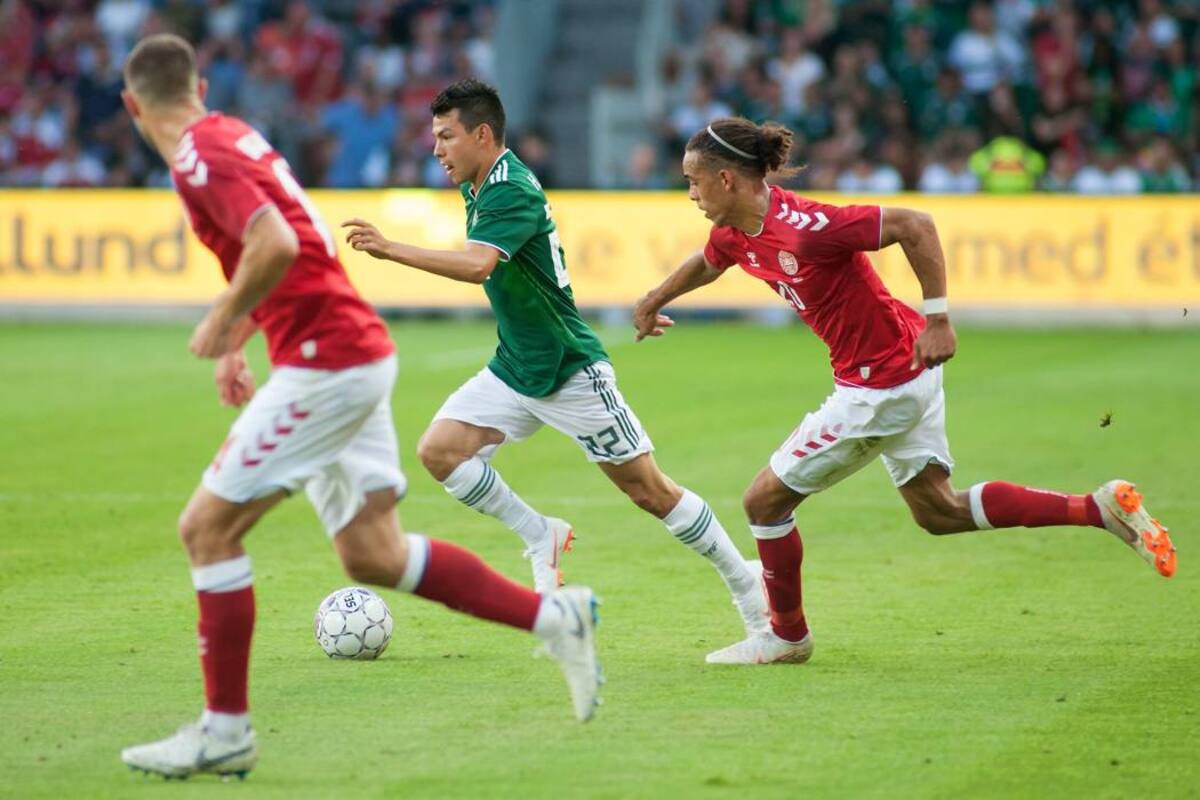 México cerró su preparación al Mundial con una derrota 2-0 contra Dinamarca (Foto: EFE /VANGUARDIA LIBERAL)