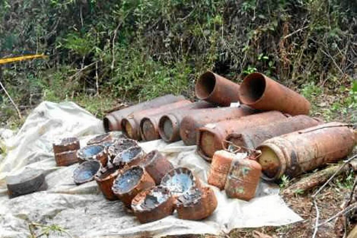 Hallan 20 cilindros bomba en cercanías de Puerto Rico, Caquetá (Foto: Tomada de internet/VANGUARDIA LIBERAL)