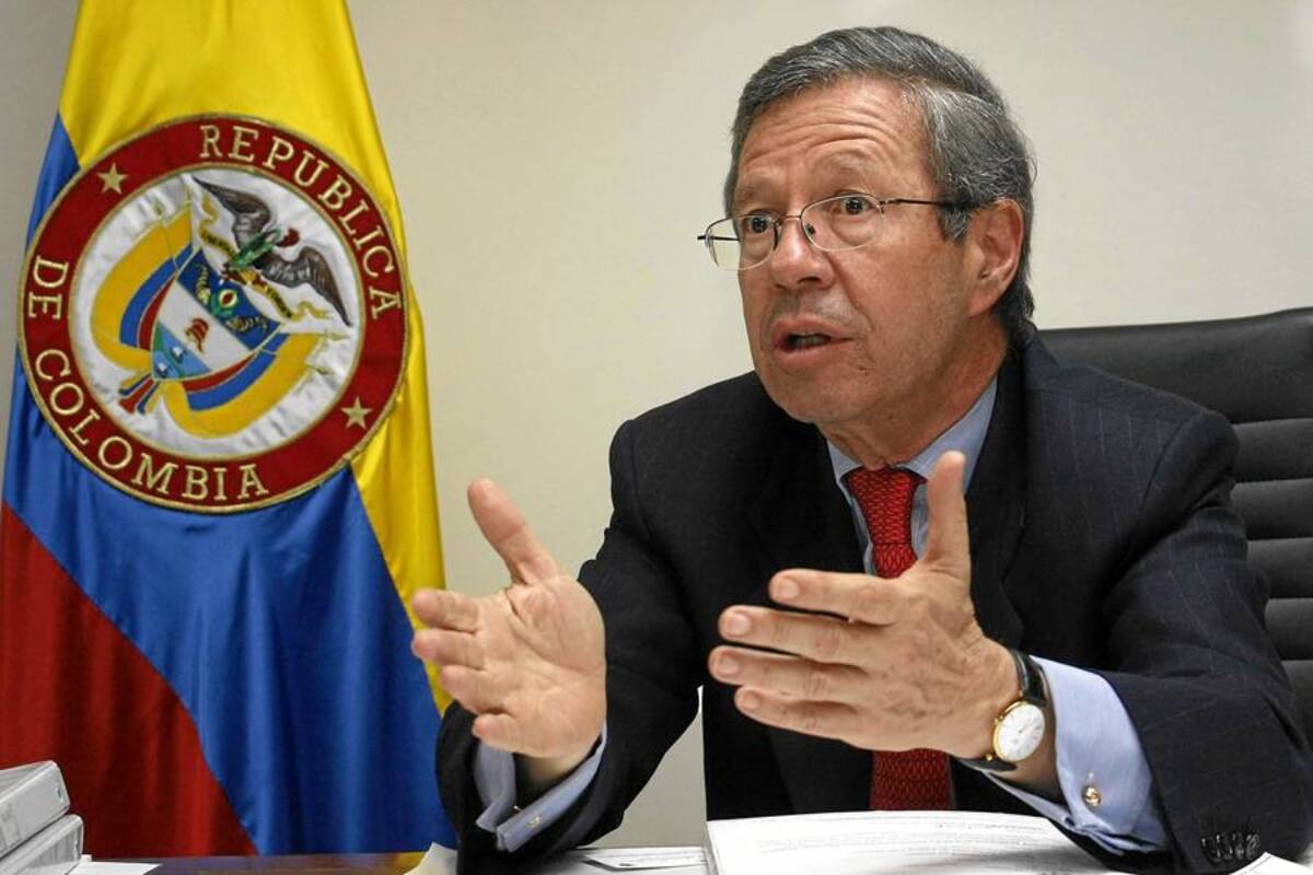 El ministro de Justicia, Juan Carlos Esguerra, consideró que la gestión del Consejo Superior de la Judicatura es mediocre. (Foto: Archivo/VANGUARDIA LIBERAL)