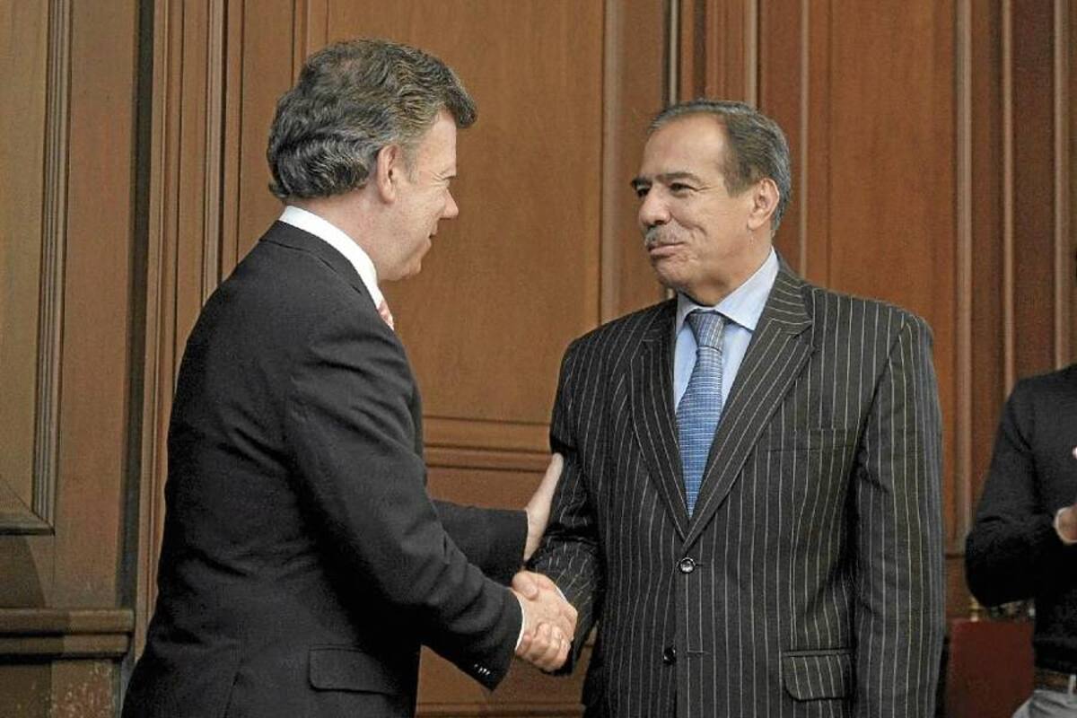 Miguel Peñaloza fue posesionado por el presidente Juan Manuel Santos como nuevo Ministro de Trasnporte (Foto: Tomado de Presidencia.gov.co/VANGUARDIA LIBERAL)