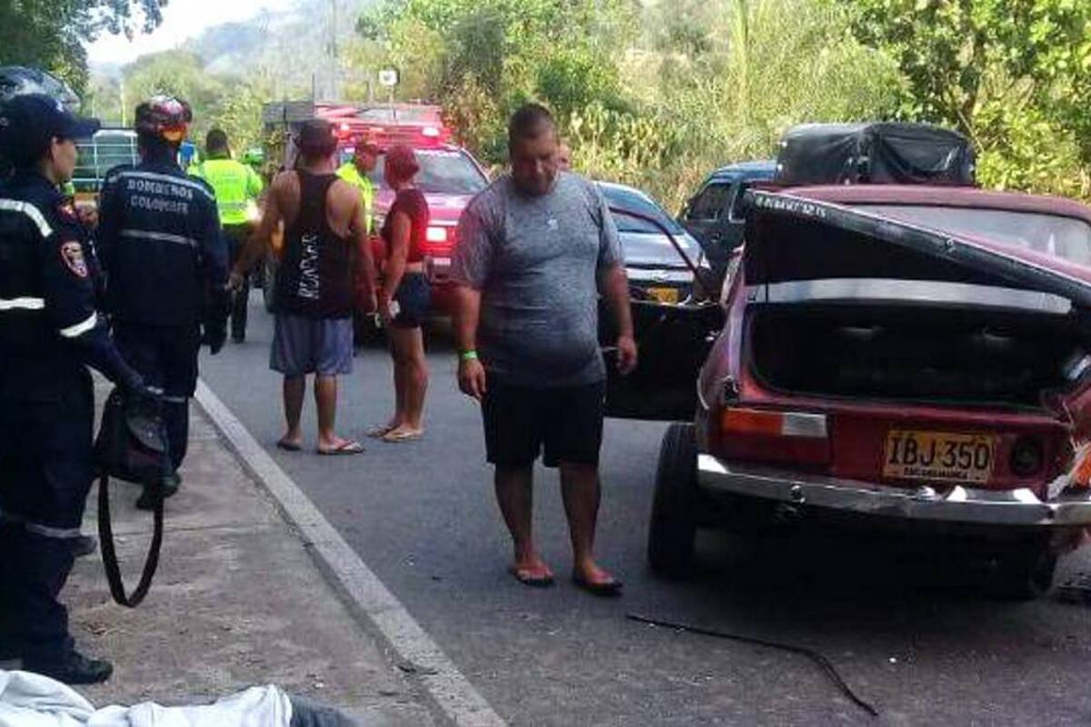 Muere conductor en accidente de tránsito en Rionegro, Santander (Foto: SUMINISTRADA/VANGUARDIA LIBERAL)