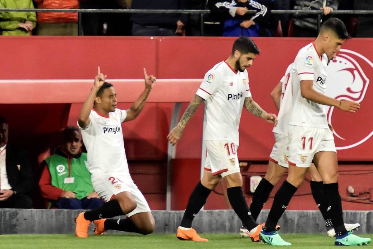 Con gol de Muriel, Sevilla empató 2-2 con Barcelona (Foto: EFE /VANGUARDIA LIBERAL)