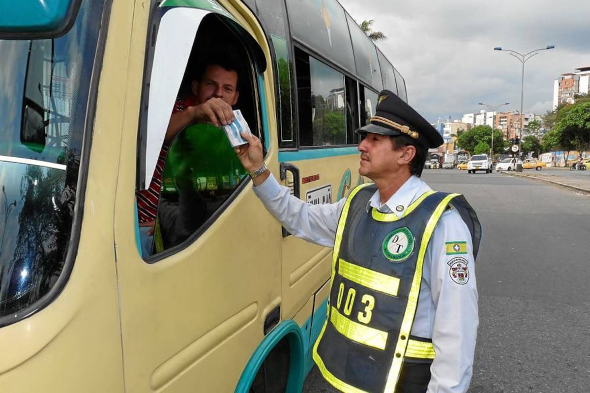 23 buses inmovilizados dejan operativos de Tránsito (Foto: Archivo/VANGUARDIA LIBERAL)