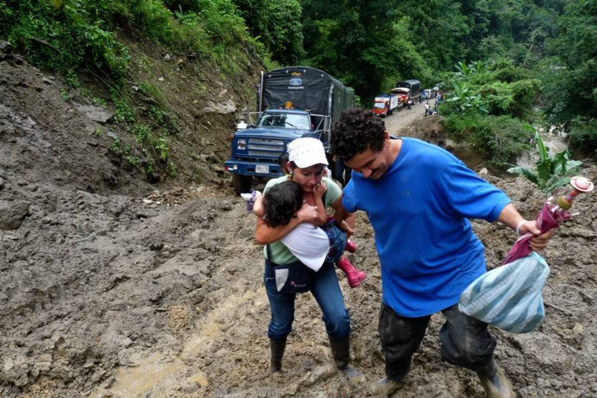 Carretera a Matanza, sector Vereda El Palmar (Foto: Archivo/ Vanguardia Liberal)