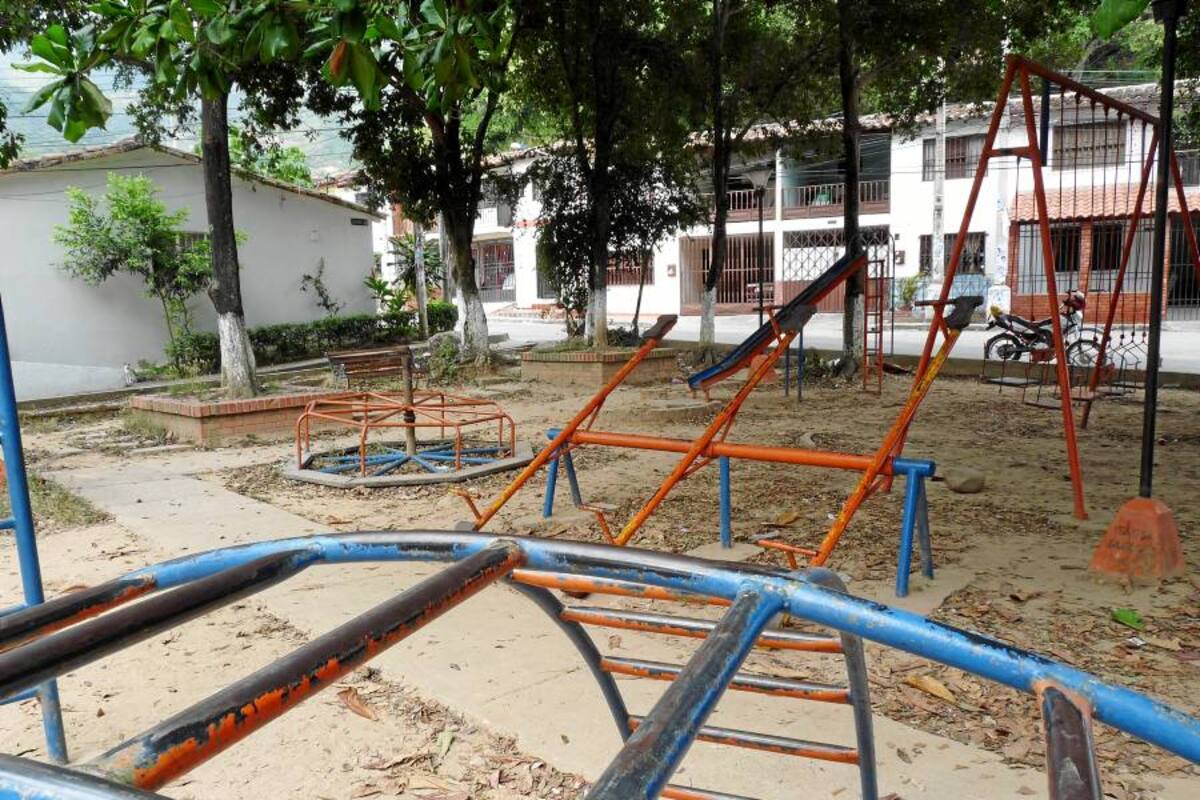 Solicitan la recuperación del parque infantil. (Foto: Nelson Díaz/VANGUARDIA LIBERAL)