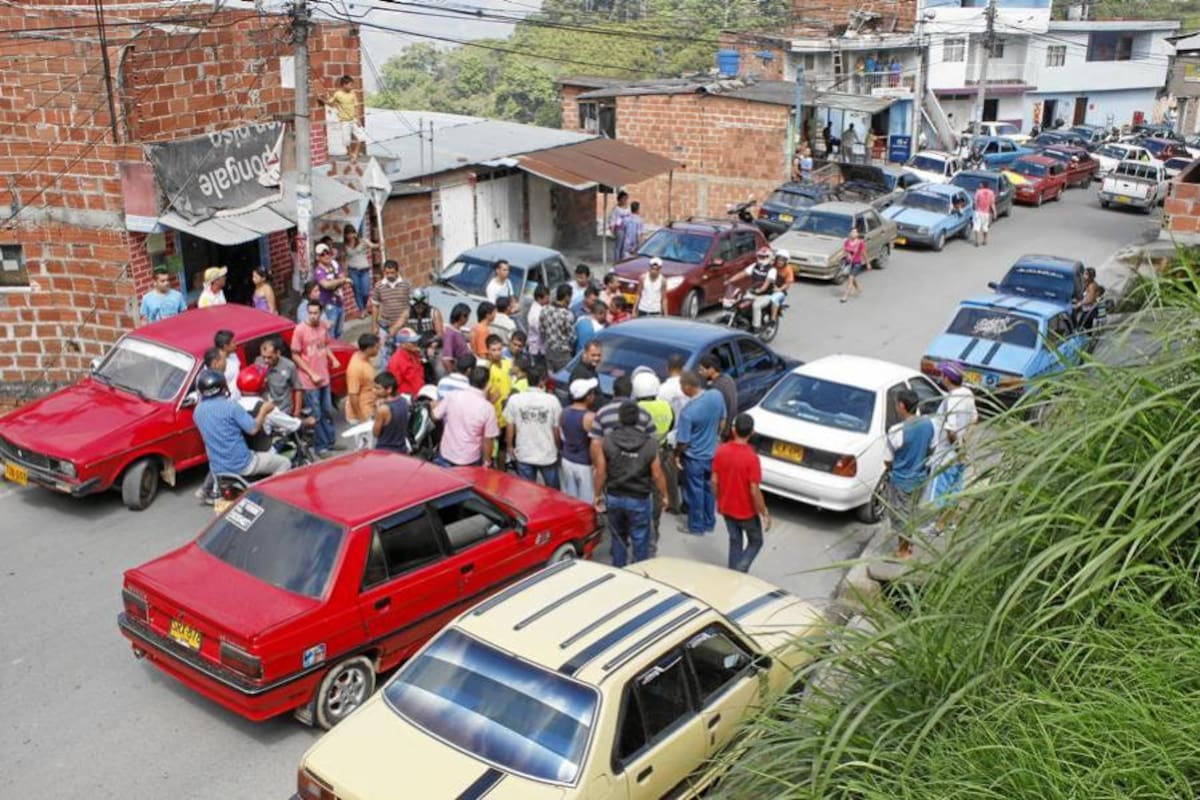 Finalizó marcha de transportadores informales en el norte de Bucaramanga (Foto: Archivo/ VANGUARDIA LIBERAL)
