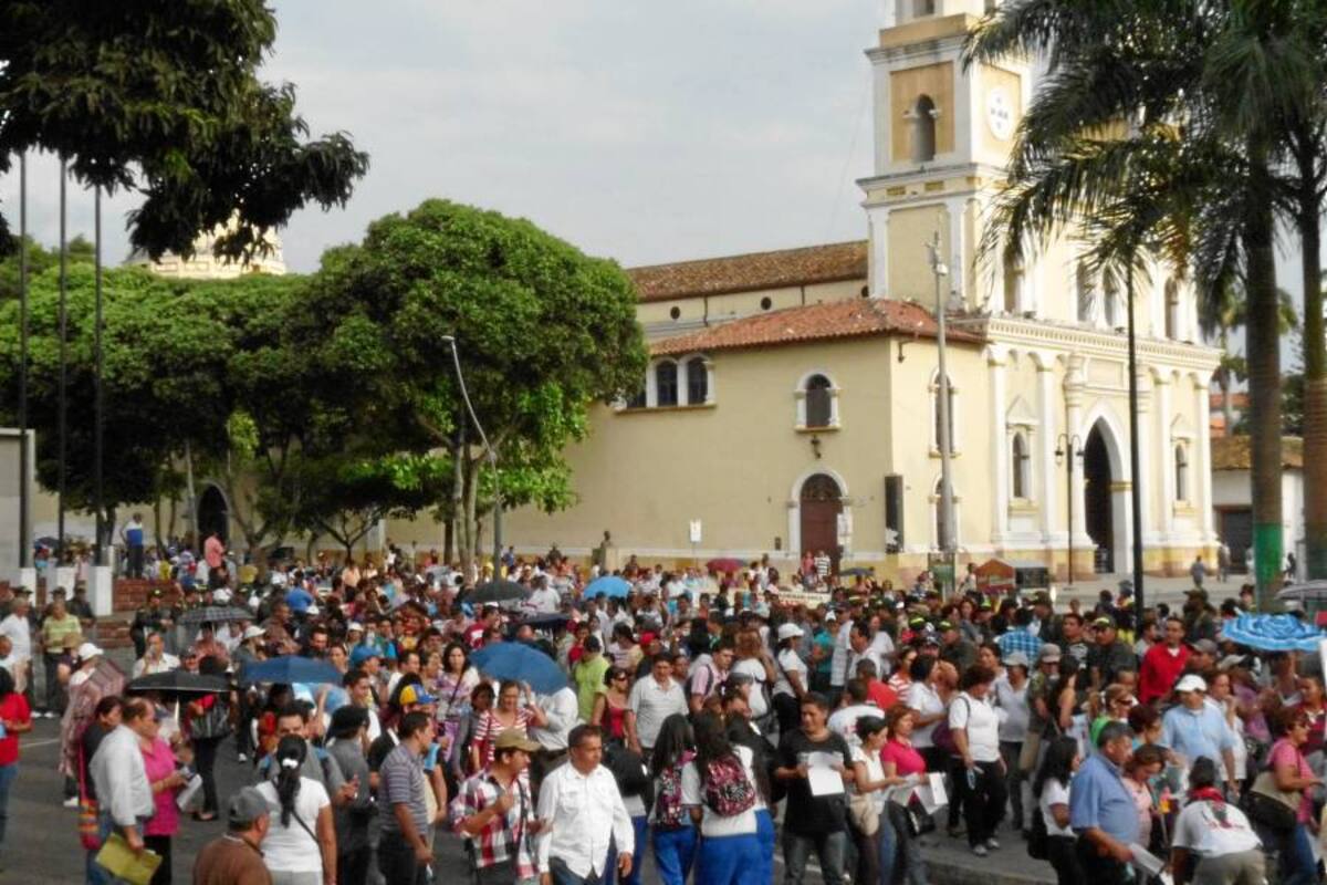 Finalizó la marcha de docentes en Bucaramanga (Foto: Archivo/VANGUARDIA LIBERAL)