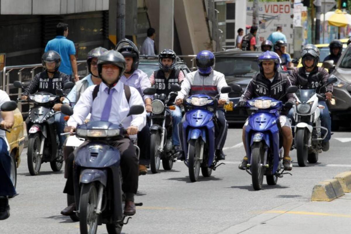 Motociclistas de Bucaramanga no están de acuerdo con ser censados (Foto: Archivo/VANGUARDIA LIBERAL)