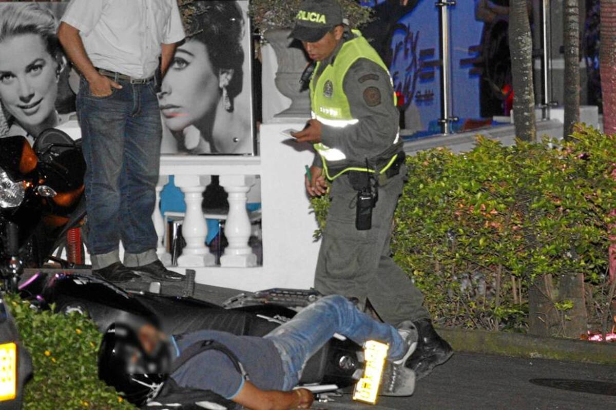 Mueren dos presuntos fleteros en balacera en el parque de Las Palmas (Foto: Suministradas Jhon Delgado)