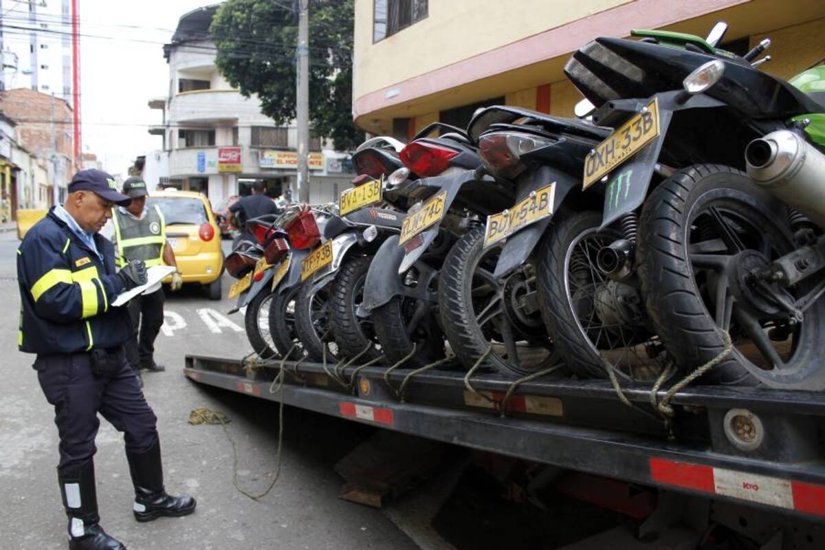 Sorprenden a 28 motociclistas violando el ‘pico y placa’ (Foto: Nélson Díaz/VANGUARDIA LIBERAL)
