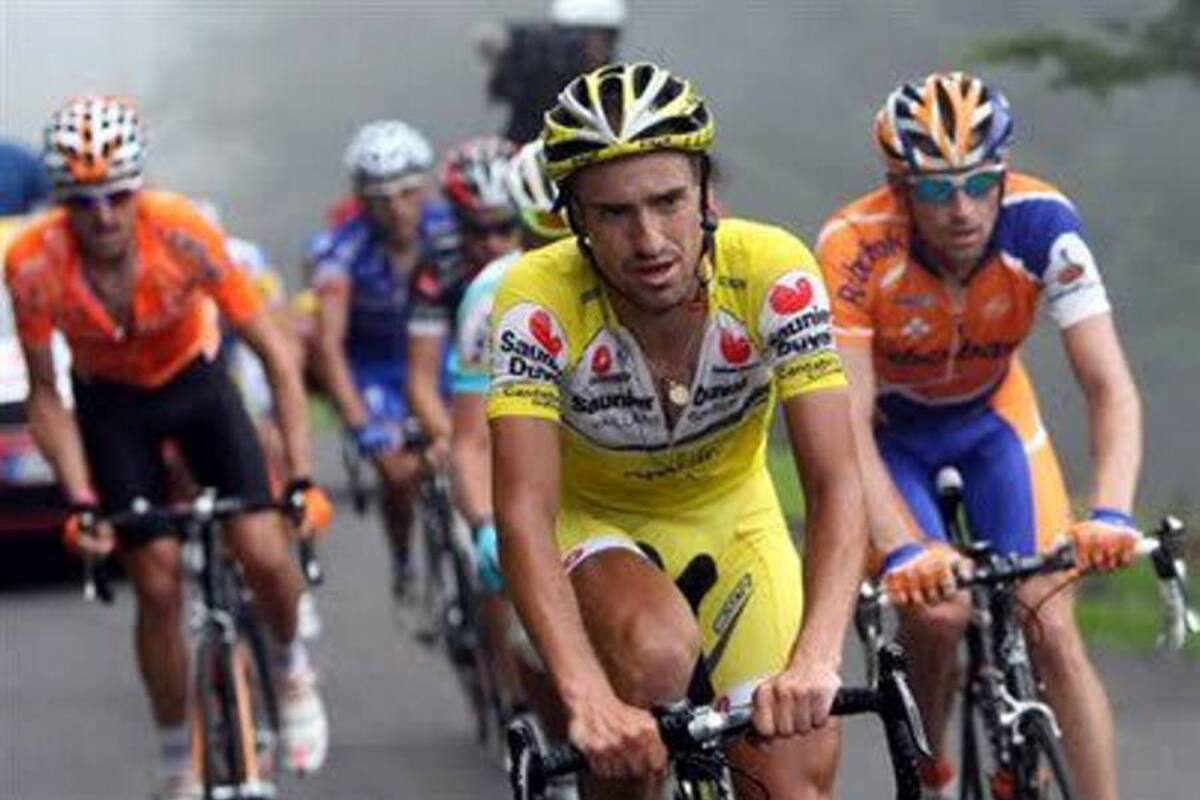 El español Juan José Cobo ganó la 15ª etapa de la Vuelta y es líder. (Foto: Tomada de internet/VANGUARDIA LIBERAL)