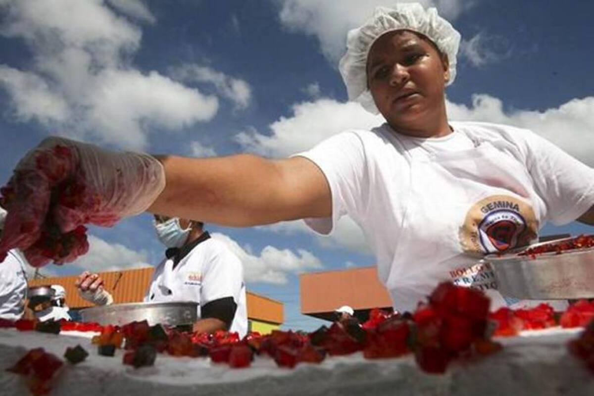 Nicaragua alcanza Récord Guinness con el pastel más largo del mundo (Foto: Tomada de Internet / VANGUARDIA LIBERAL)