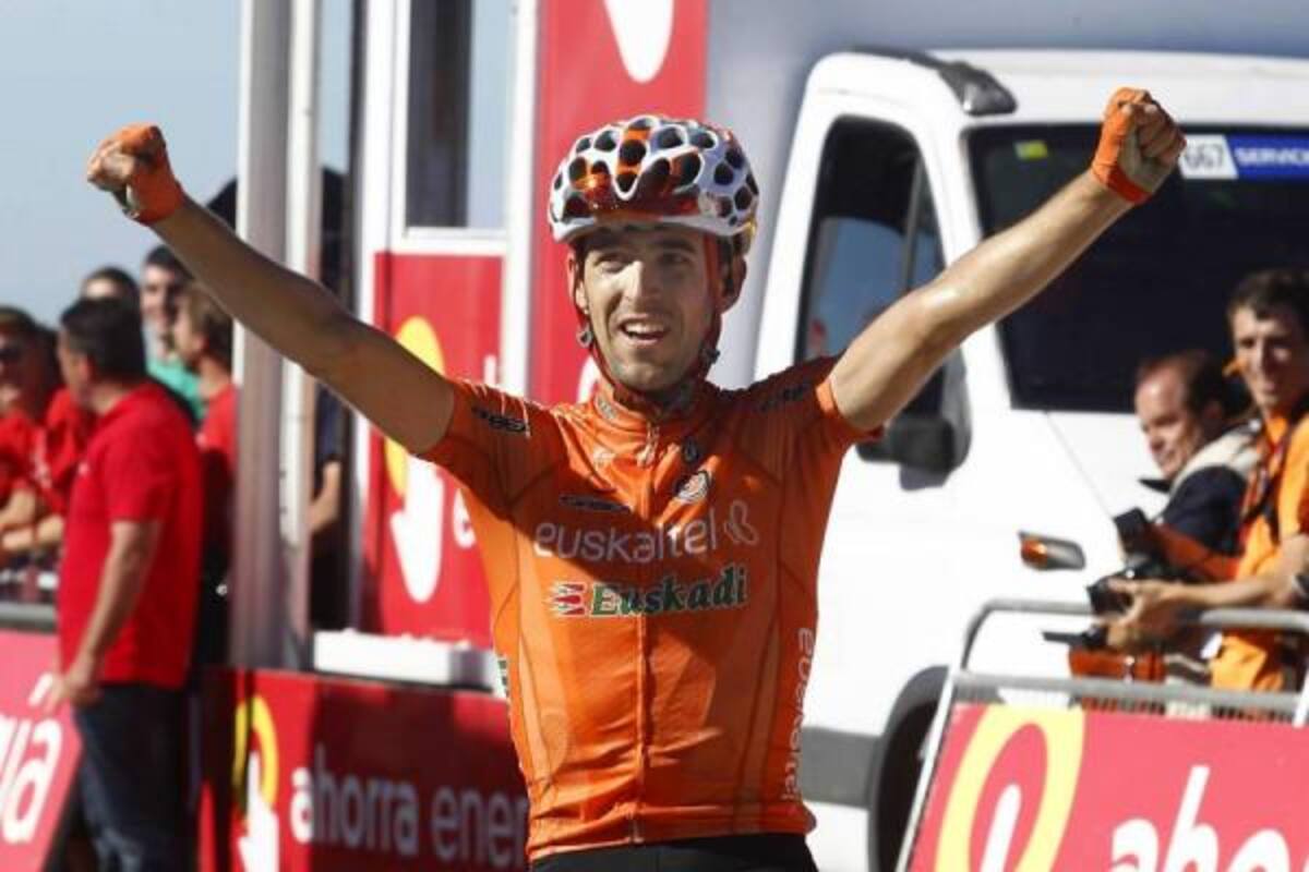Mikel Nieve se impuso en la etapa reina de la Vuelta a España.(Foto: AFP / VANGUARDIA LIBERAL)