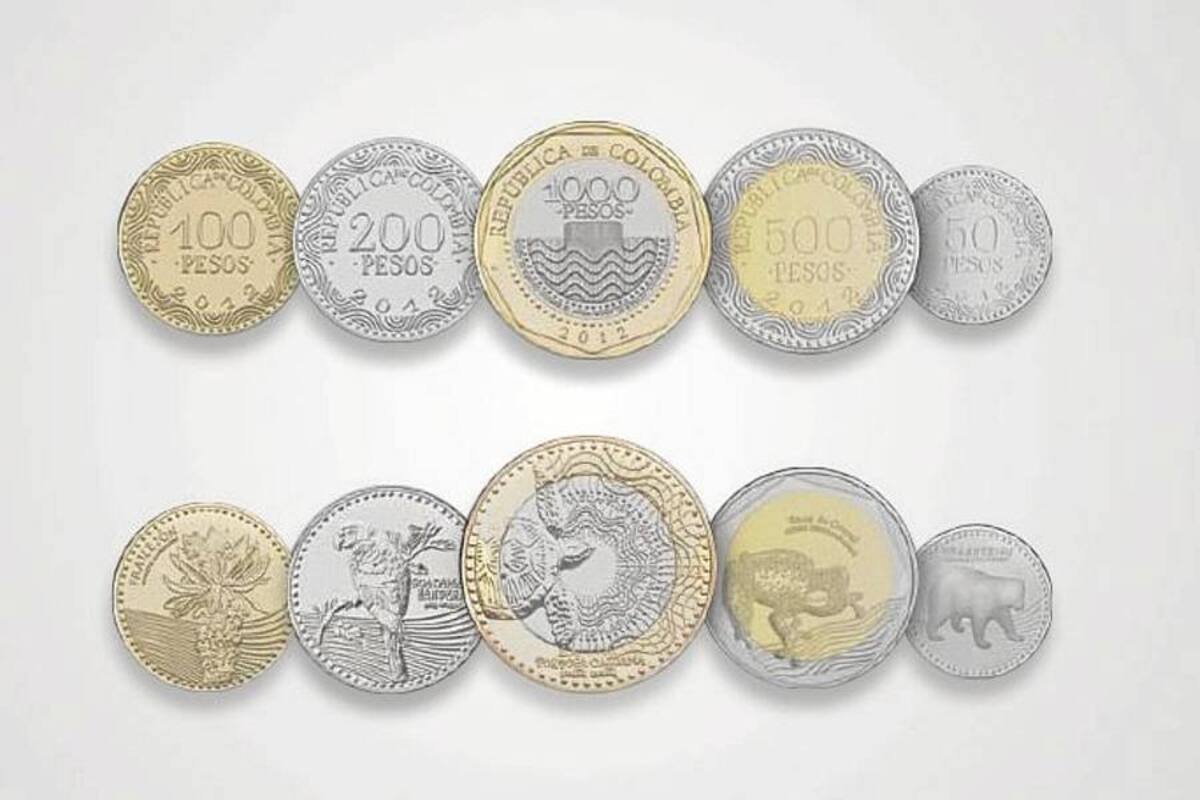 Así son las nuevas monedas que circularán en Colombia esta semana (Foto: Tomada de internet/VANGUARDIA LIBERAL)