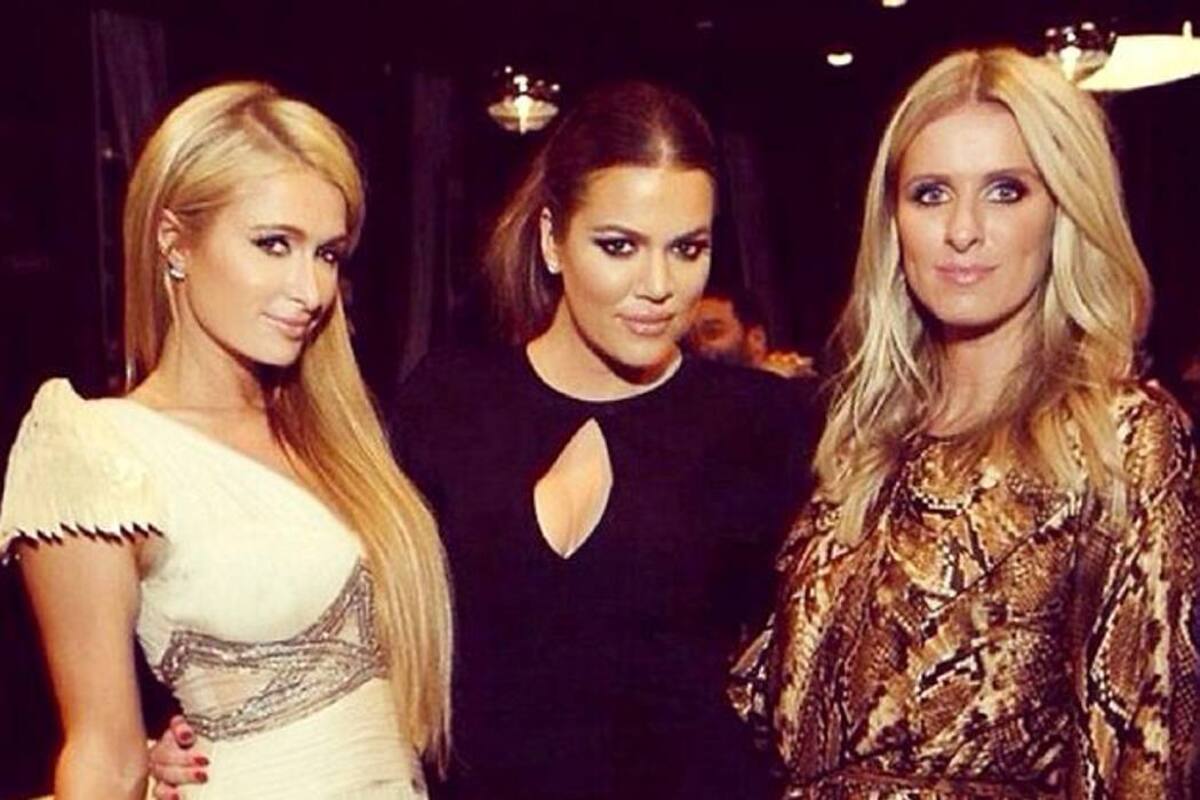 Paris Hilton y Khloé Kardashian se reencontraron en Dubái (Foto: Tomada de la.eonline.)