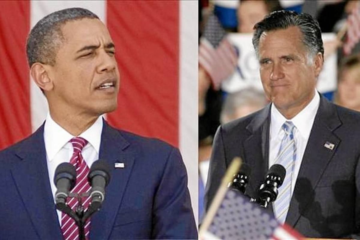 Obama y Romney empatarían hoy con un 47 % de los votos, según sondeo (Foto: Tomado de Internet/ VANGUARDIA LIBERAL)