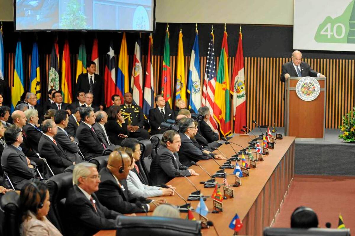 La OEA convoca nueva sesión extraordinaria sobre Paraguay para el miércoles (Foto: Tomada de internet/VANGUARDIA.COM)