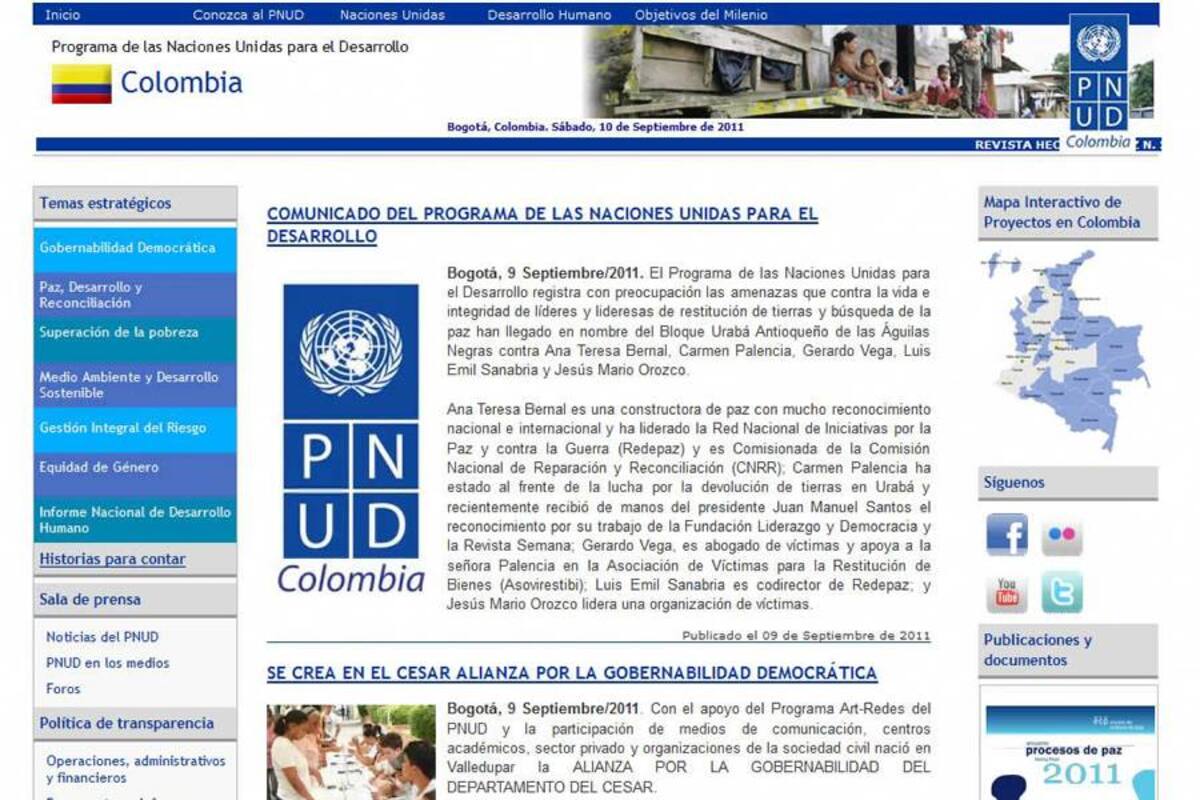 Programa de las Naciones Unidas para el Desarrollo