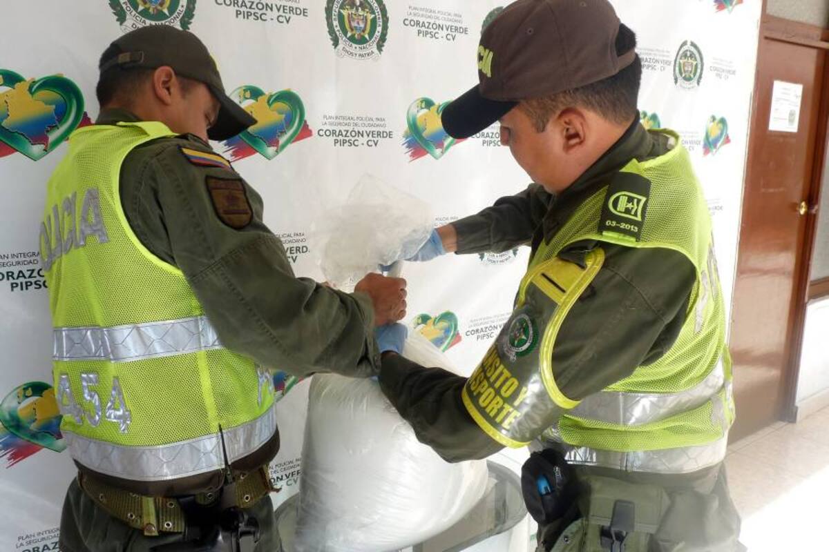 Cocaína avaluada en $200 millones fue incautada en Santander (Foto: Suministrada/ VANGUARDIA LIBERAL)