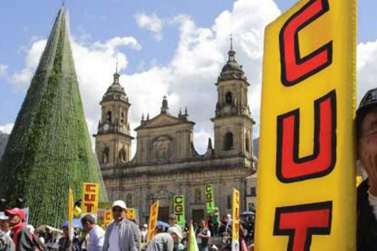 Sindicatos convocan paro nacional en rechazo aumento al salario (Foto: Tomada de elcolombiano.com)