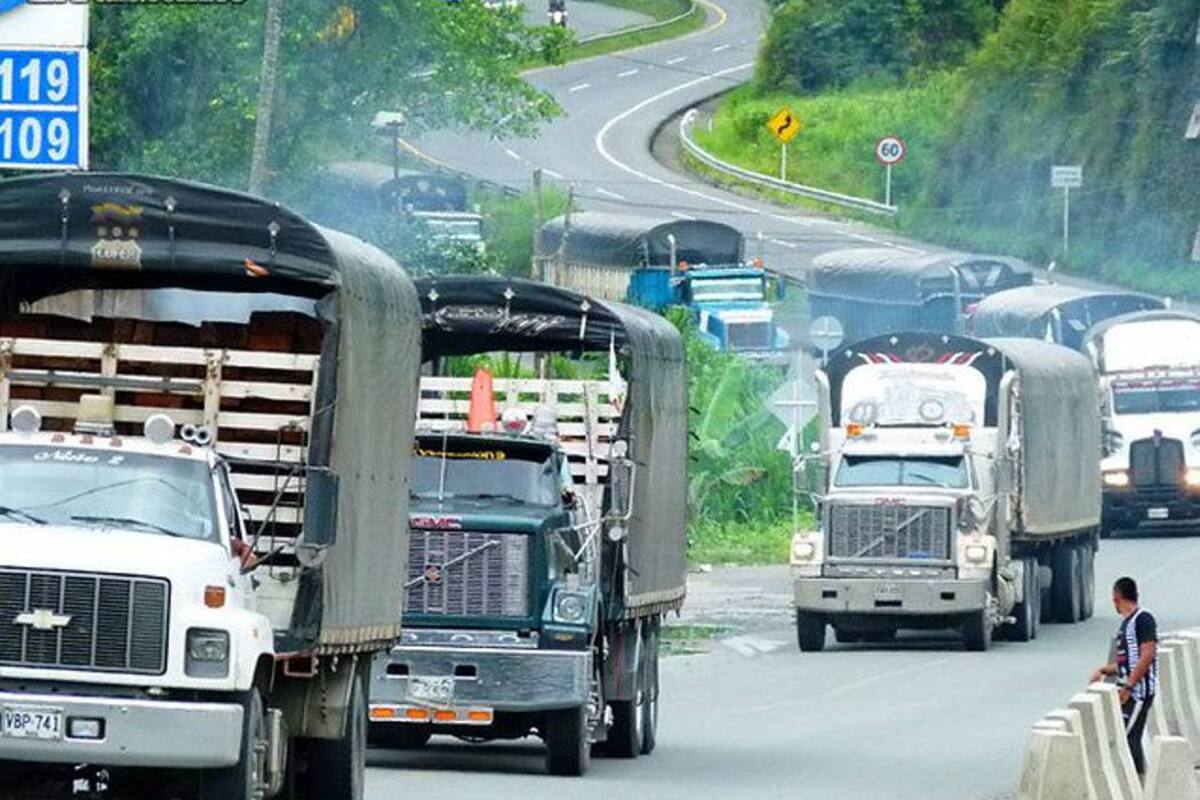 Camioneros entran a paro el próximo viernes 23 de noviembre (Foto: Colprensa /VANGUARDIA LIBERAL)