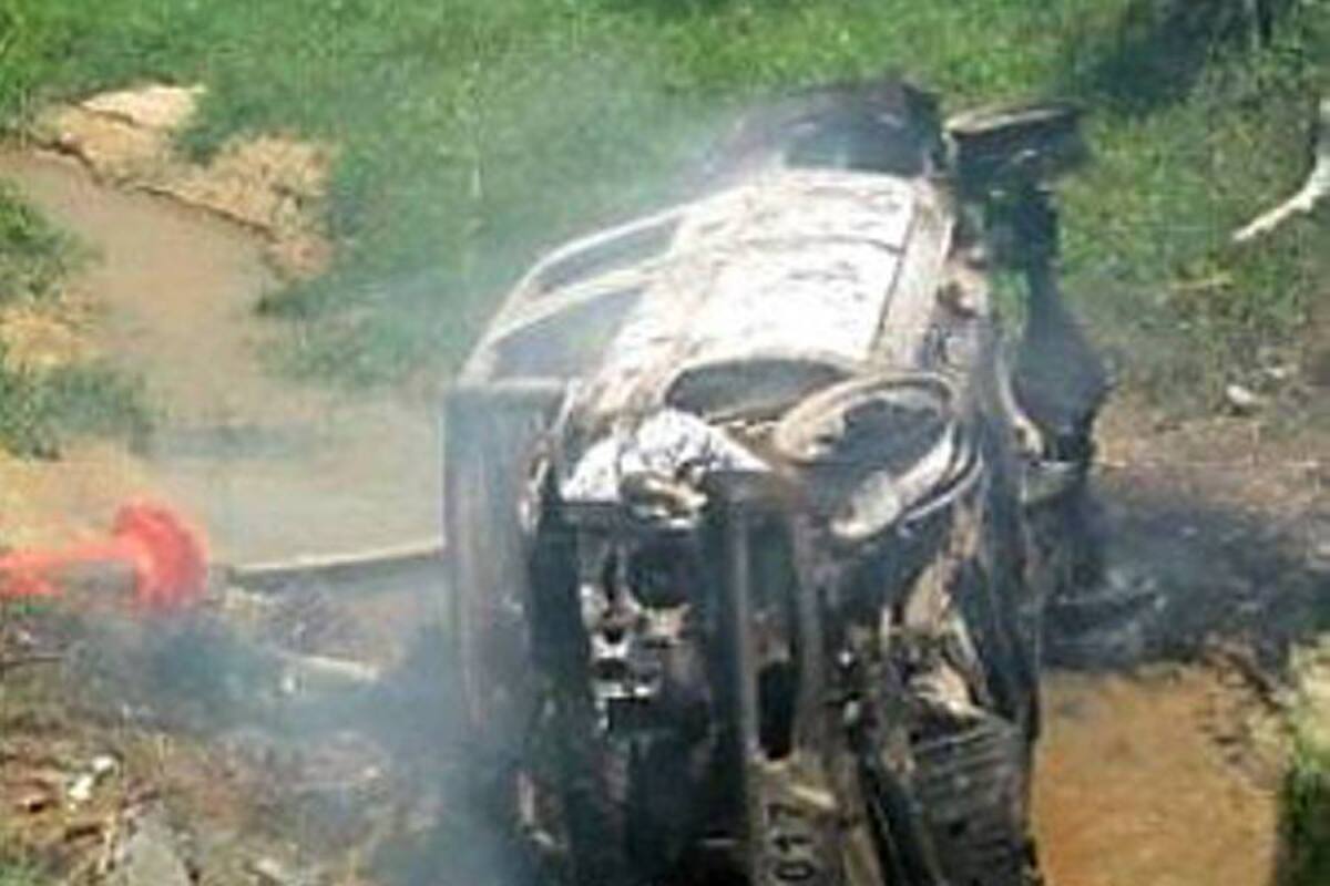 Las primeras investigaciones han permitido establecer que la patrulla de la policía fue atacada con dinamita (Foto: Tomada de Internet/ VANGUARDIA LIBERAL)