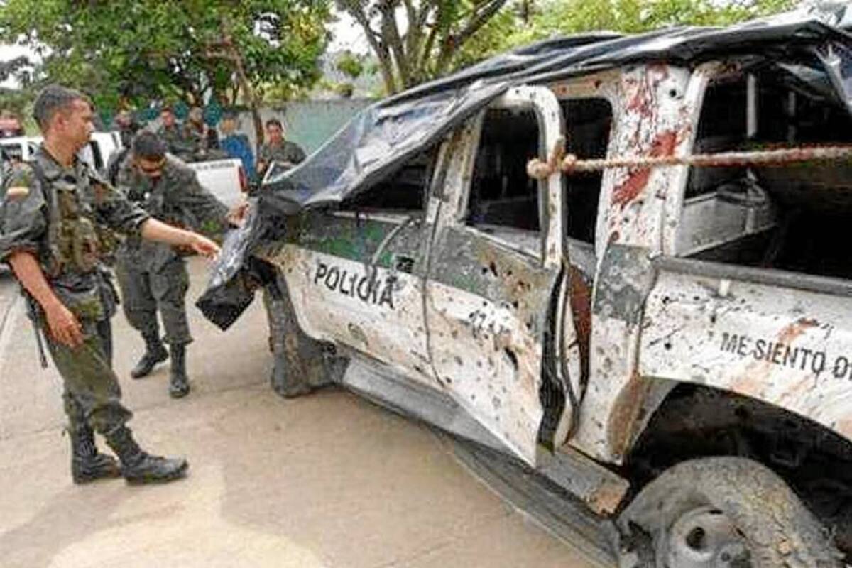 Lanzan explosivo contra patrulla de la Policía en el sur de Cali (Foto: Tomado de Internet/ VANGUARDIA LIBERAL)