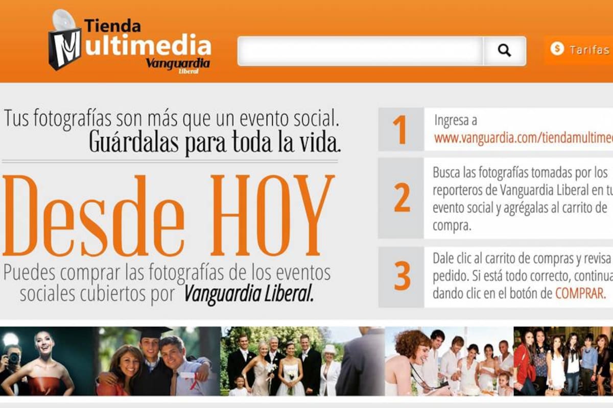 Ahora usted podrá adquirir fácilmente las fotos sociales de Vanguardia Liberal