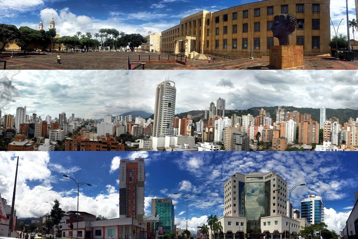 Así se ve Bucaramanga en 180 grados (Foto: JAIME DEL RÍO/ VANGUARDIA LIBERAL)