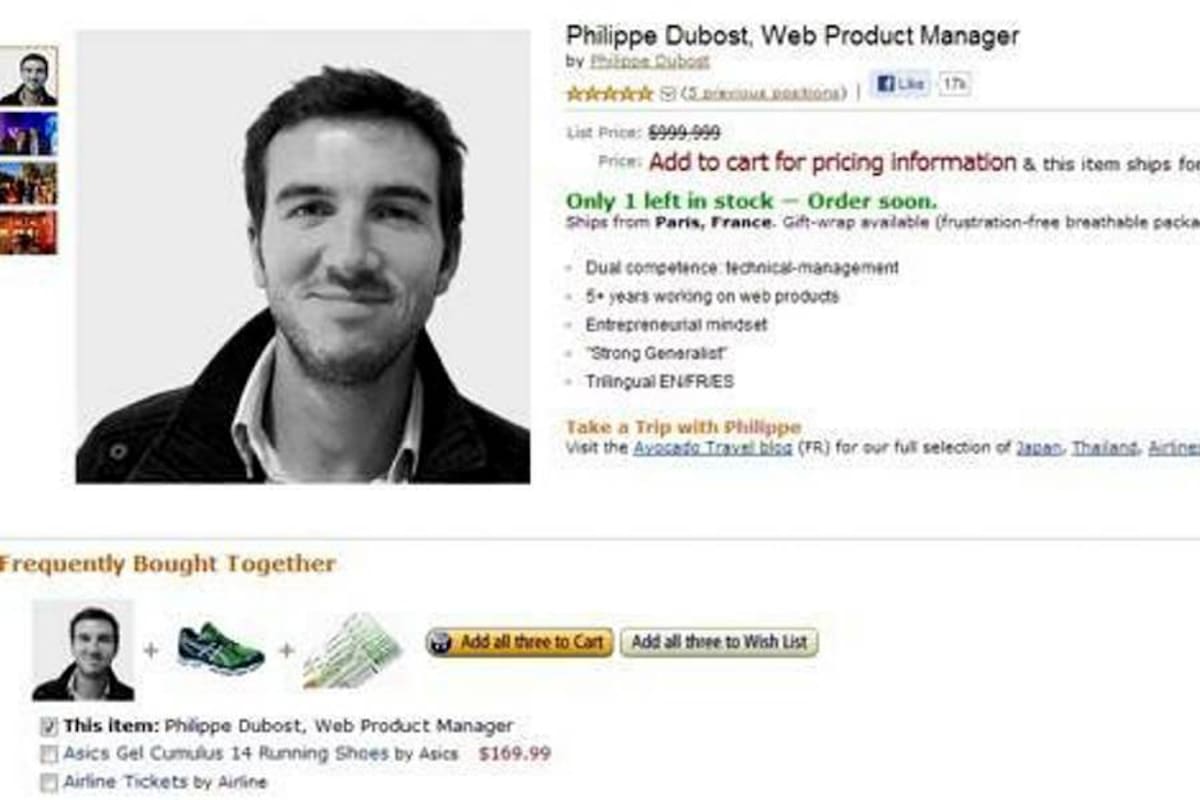 Un joven se vende por Amazon como si fuera un producto (Foto: Tomada de Internet/ VANGUARDIA LIBERAL)