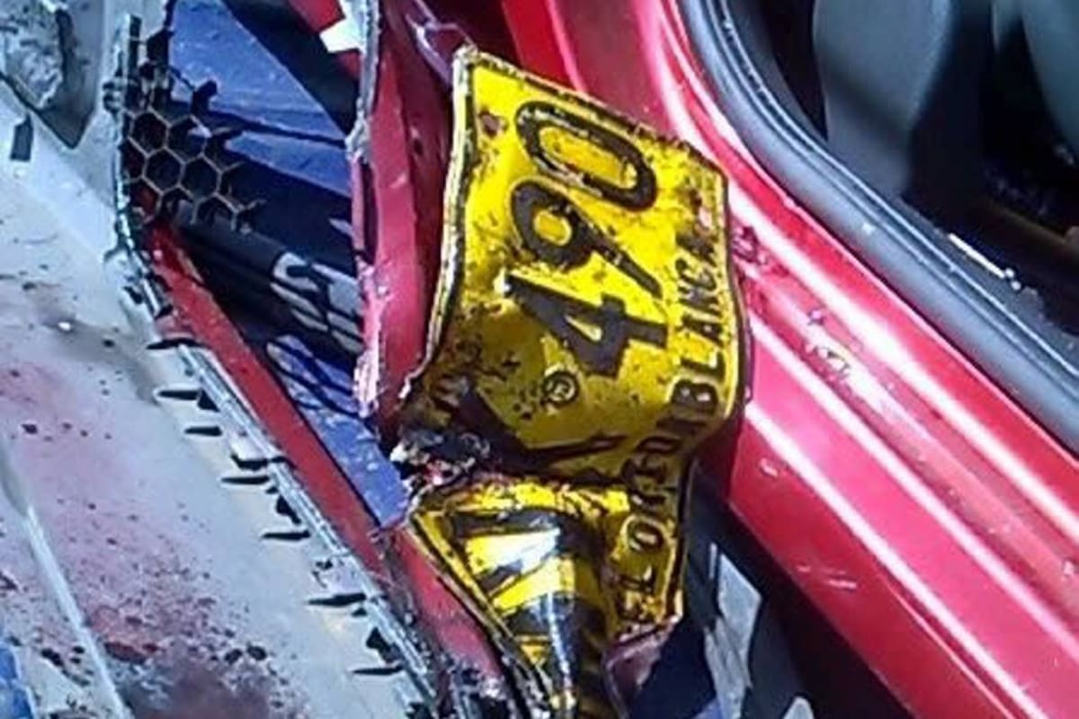 Así fue el accidente de esta mañana en Piedecuesta (Foto: Suministrada / VANGUARDIA LIBERAL )