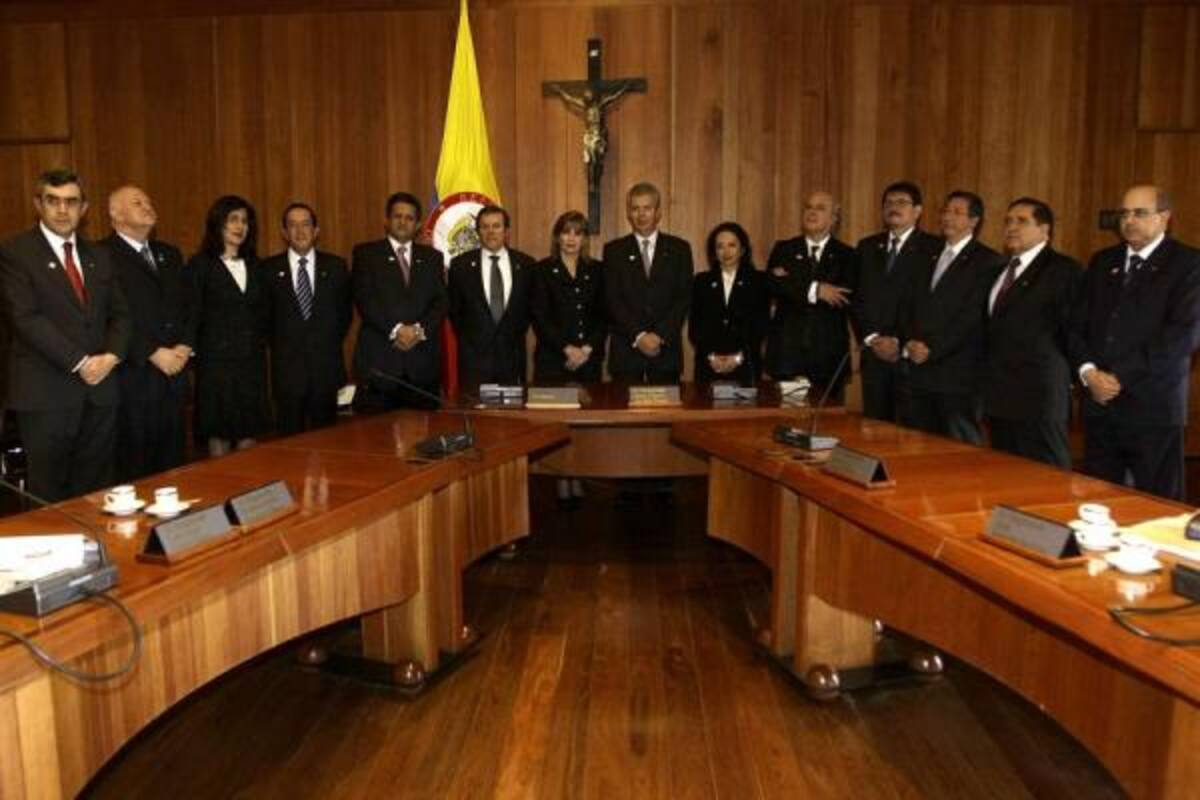 Esta es la Sala Plena de la Corte Suprema de Justicia, víctima de las 'chuzadas' del DAS.(Foto: Archivo / VANGUARDIA LIBERAL)