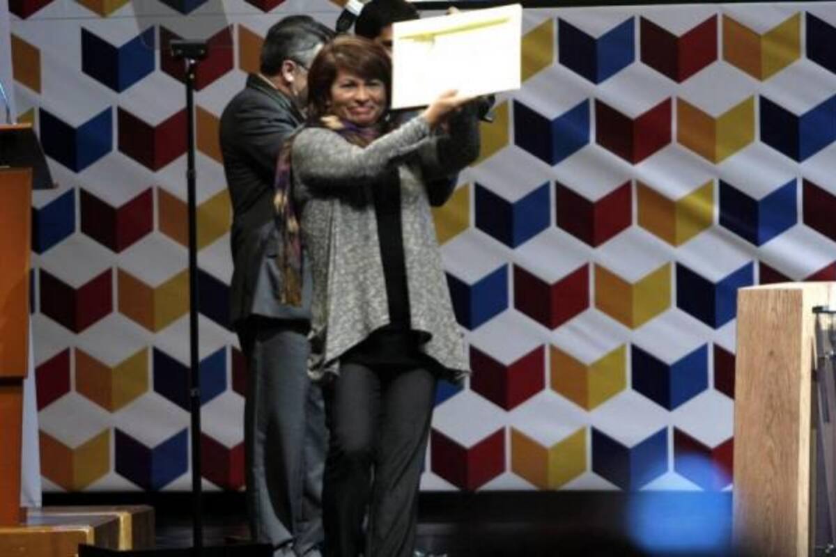 El Colegio Integrado Helena Santos Rosillo en Charalá recibió su premio.(Foto: Colprensa/VANGUARDIA LIBERAL)