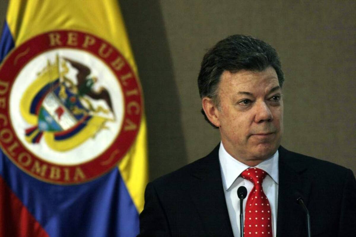 Presidente Santos reitera que no habrá despejes para la guerrilla (Foto: Archivo/VanguardiaLiberal)