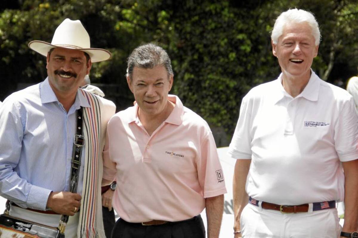 Presidente Santos elogió ayuda de Bill Clinton a Colombia (Foto: Colprensa/ VANGUARDIA LIBERAL)