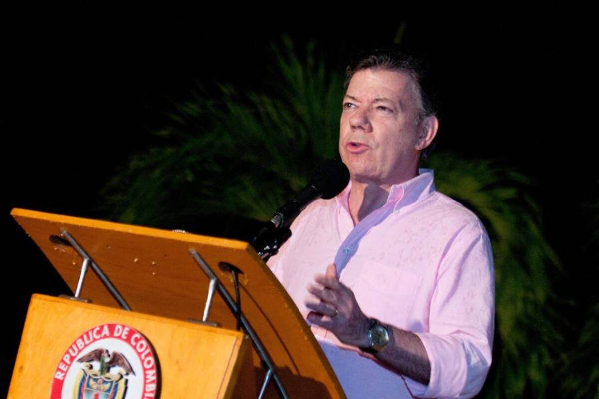 El presidente, Juan Manuel Santos, consideró que un viaje que emprende hoy a Turquía y a Gran Bretaña contribuirá a generar más empleo y prosperidad. (Foto: Colprensa/VANGUARDIA LIBERAL)