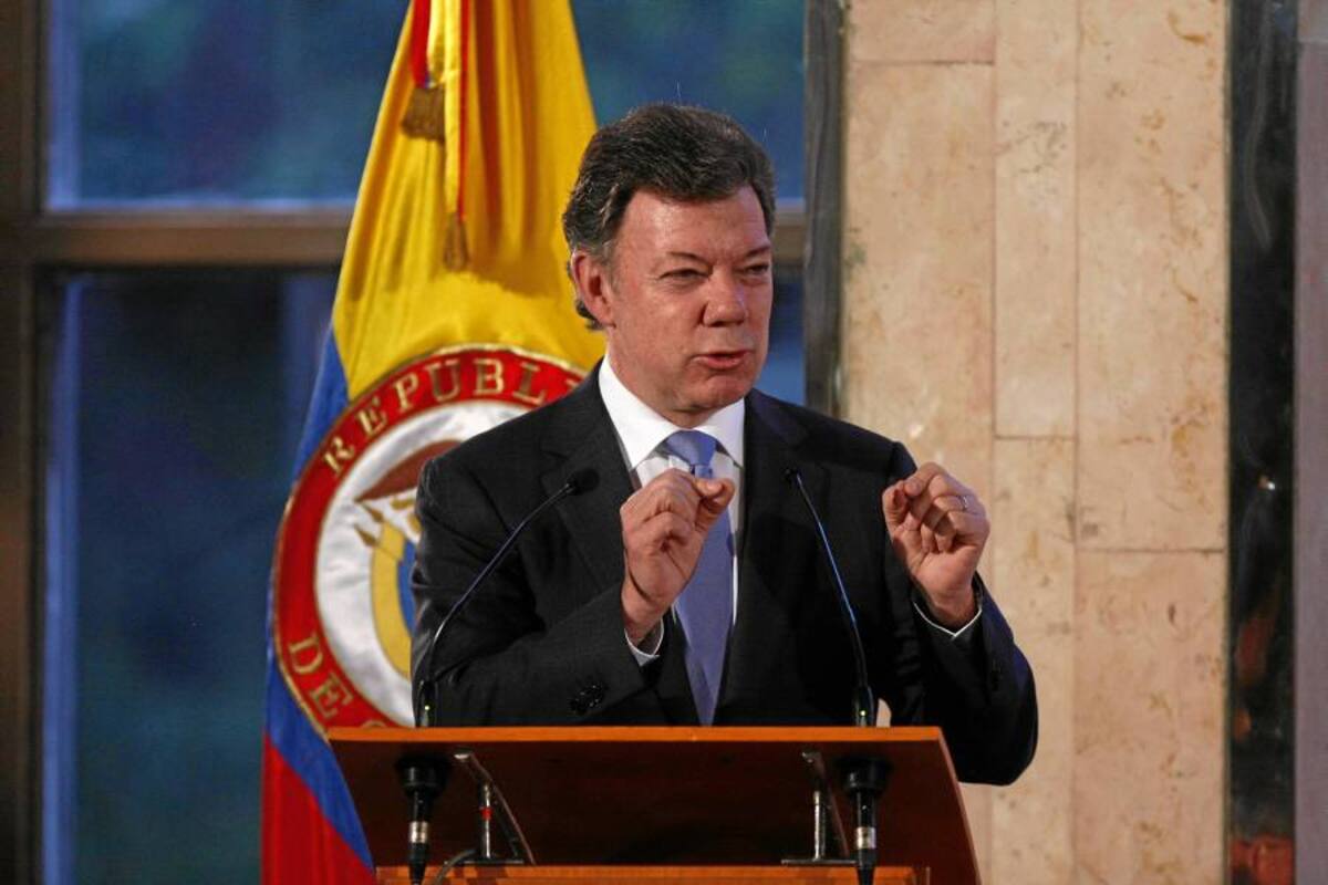 Santos pidió la liberación de los secuestrados en su mensaje navideño (Foto: Archivo/VANGUARDIA LIBERAL)
