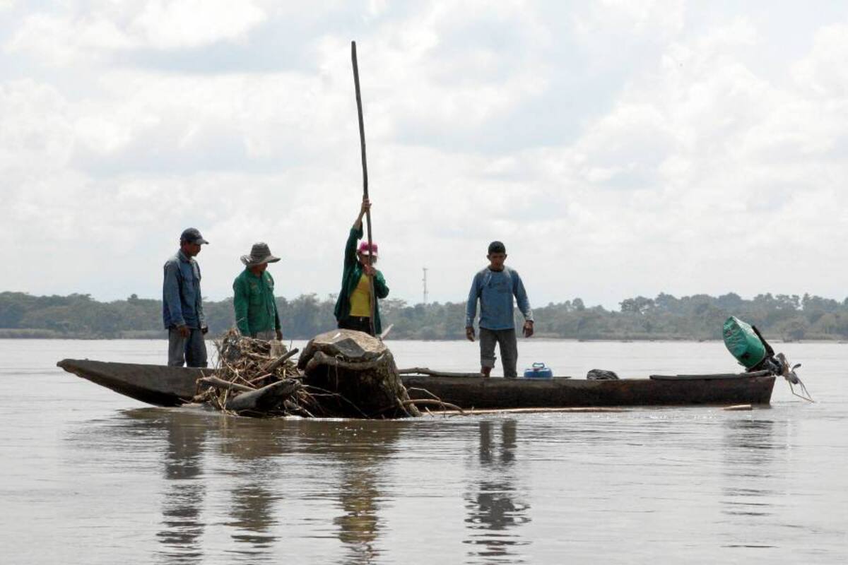 Hallan dos cuerpos de naufragio en el río Magdalena (Foto: Edgar Pernett/ VANGUARDIA LIBERAL)
