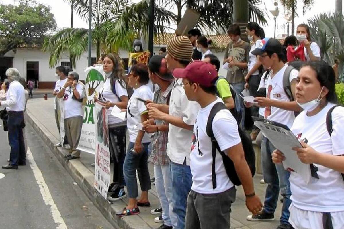 Buscan impedir corrida de toros en Girón (Foto: JULIÁN AMOROCHO B./VANGUARDIA LIBERAL)