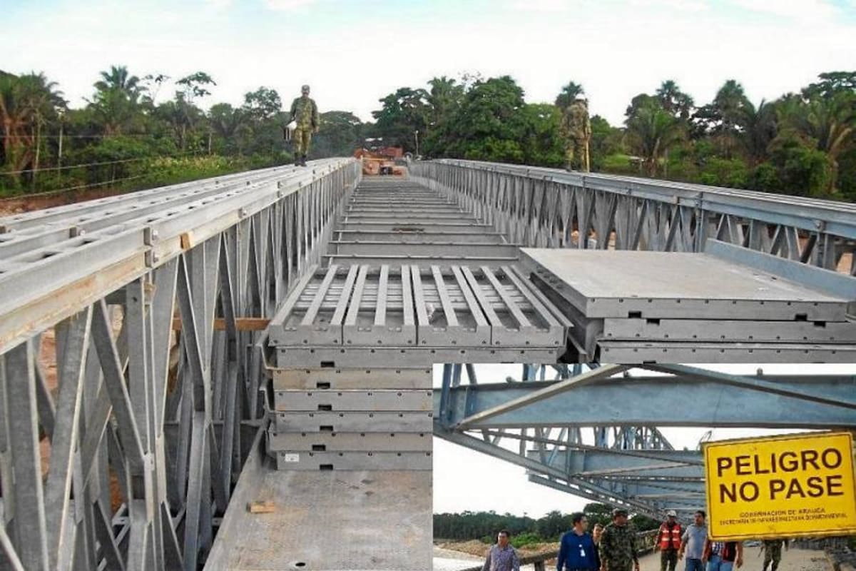 Puente militar comunica poblaciones en Arauca (Foto: Archivo/VANGUARDIA LIBERAL)