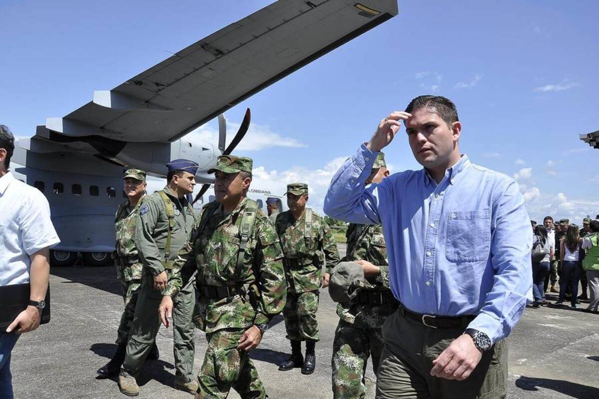El ministro de la Defensa, Juan Carlos Pinzón (Foto: Colprensa/ VANGUARDIA LIBERAL)