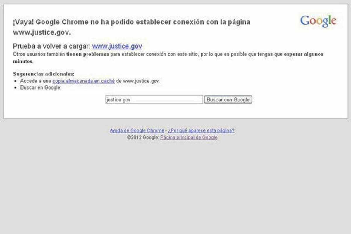 “Es en represalia por Megaupload el ataque simultáneo a Justice.gov”, dijo el miembro de Anonymous, Barrett Brown, a RT. (Foto: Tomada de internet)