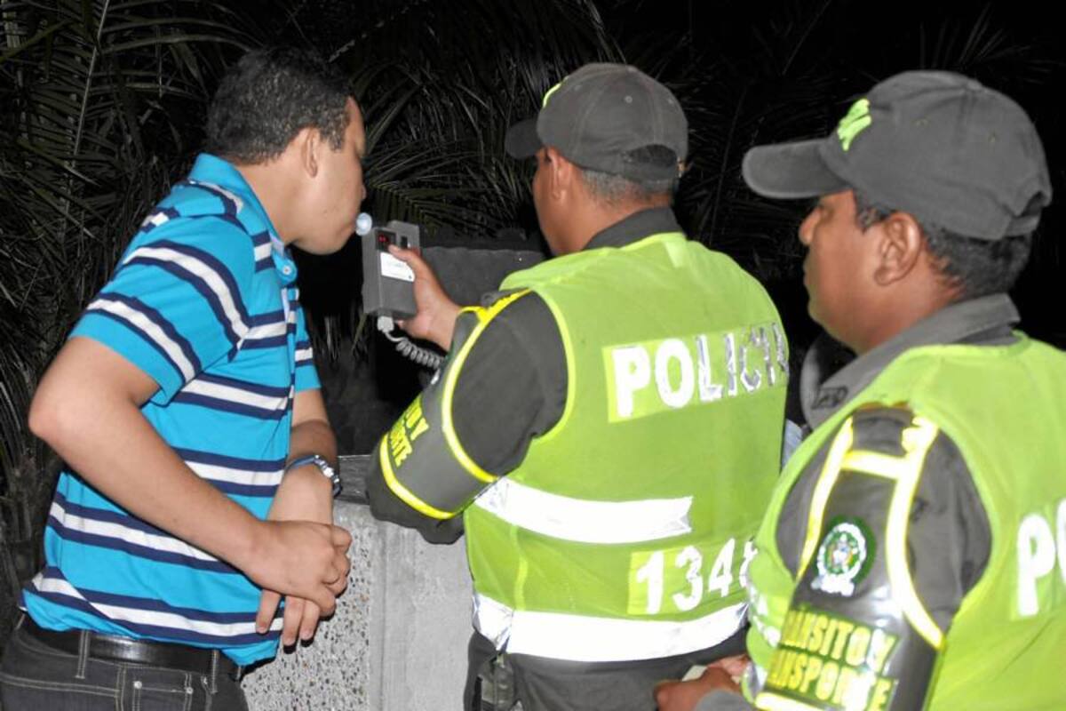 Policía alertó por aumento de conductores borrachos en Bucaramanga (Foto: Archivo/VANGUARDIA LIBERAL)