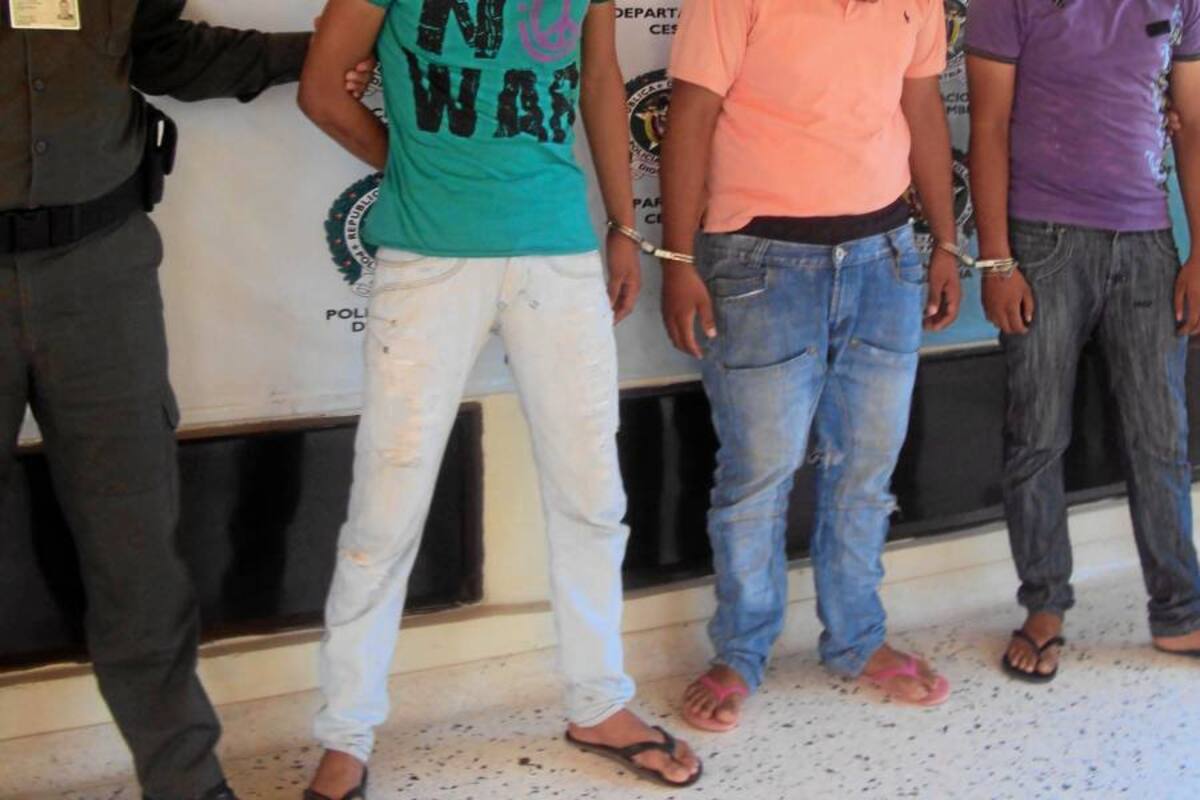 Tres capturados durante operativo contra banda de narcotraficantes (Foto: Archivo/ VANGUARDIA LIBERAL)